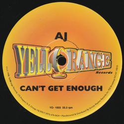 AJ Can't Get Enough Vinyl 12" USED
