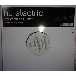 Nu Electric No Matter What Vinyl 12" USED