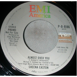 Sheena Easton Almost Over You Vinyl 7" USED