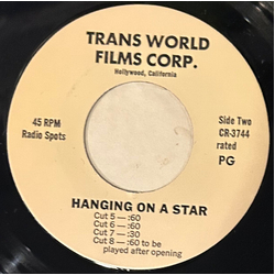 Unknown Artist "Hanging On A Star" (Radio Spots) Vinyl 7" USED