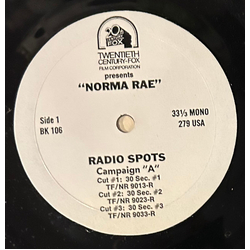 No Artist "Norma Rae" Radio Spots Campaign "A" Vinyl 7" USED