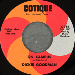 Dickie Goodman / Johnny Colón On Campus / Mombo Suzie Vinyl 7" USED