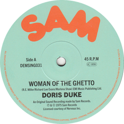 Doris Duke / Rhyze Woman Of The Ghetto / Free Vinyl 12" USED