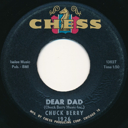 Chuck Berry Dear Dad Vinyl 7" USED