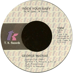 George McCrae Rock Your Baby Vinyl 7" USED