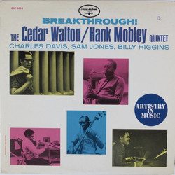 The Cedar Walton / Hank Mobley Quintet Breakthrough Vinyl LP USED