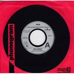 Rush Tom Sawyer / A Passage To Bangkok Vinyl 7" USED
