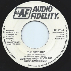 Gershon Kingsley And The Moog The First Step (The Sea Of Tranquility) Vinyl 7" USED