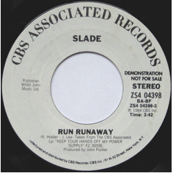 Slade Run Runaway Vinyl 7" USED