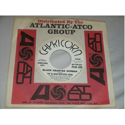 The Allman Brothers Band Black Hearted Woman / Every Hungry Woman Vinyl 7" USED