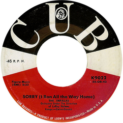 The Impalas Sorry (I Ran All The Way Home) / Fool, Fool, Fool Vinyl 7" USED