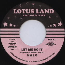 Halo (14) Let Me Do It Vinyl 7" USED