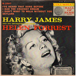 Harry James And His Orchestra / Helen Forrest I've Heard That Song Before Vinyl 7" USED
