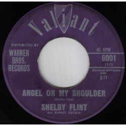 Shelby Flint Angel On My Shoulder / Somebody Vinyl 7" USED