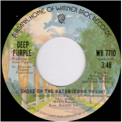 Deep Purple Smoke On The Water Vinyl 7" USED