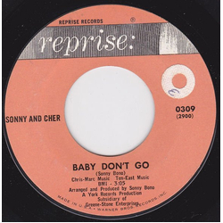 Sonny & Cher Baby Don't Go / Walkin' The Quetzal Vinyl 7" USED