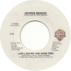 George Benson Lady Love Me (One More Time) Vinyl 7" USED