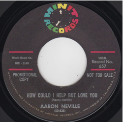 Aaron Neville How Could I Help But Love You Vinyl 7" USED