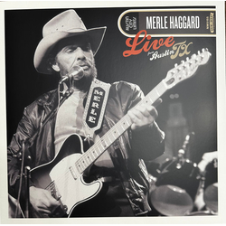 Merle Haggard Live From Austin TX Vinyl LP USED