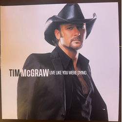 Tim McGraw Live Like You Were Dying Vinyl LP USED