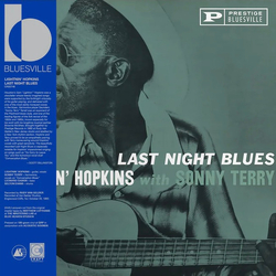 Lightnin' Hopkins / Sonny Terry Last Night Blues Vinyl LP USED