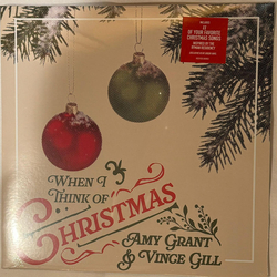 Amy Grant / Vince Gill When I Think Of Christmas Vinyl LP USED