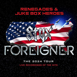Styx / Foreigner Renegades & Juke Box Heroes Vinyl LP USED