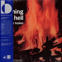 John Lee Hooker Burning Hell Vinyl LP USED