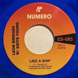 Leon Bridges / Keite Young / Pastor T. L. Barrett / The Youth For Christ Choir Like A Ship Vinyl 7" USED