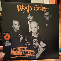 The Dead Boys Return Of The Living Dead Boys - Halloween Night 1986 Vinyl LP USED