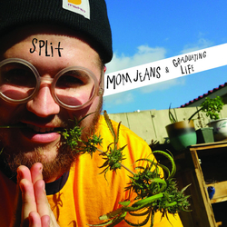 Mom Jeans. / Graduating Life Mom Jeans / Grad Life Split Vinyl 7" USED
