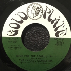 Chicago Gangsters Music For The People Vinyl 7" USED