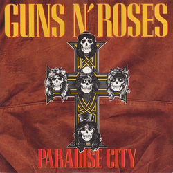 Guns N' Roses Paradise City Vinyl 7" USED