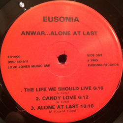Anwar (17) Alone At Last Vinyl LP USED
