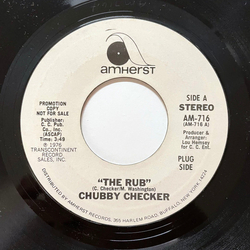 Chubby Checker The Rub Vinyl 7" USED