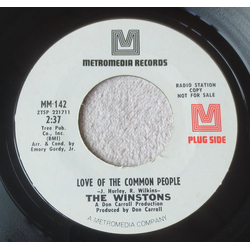 The Winstons Love Of The Common People / Wheel Of Fortune Vinyl 7" USED