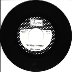 Leroi Conroy Remember When? Vinyl 7" USED