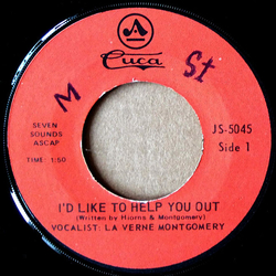 La Verne Montgomery I'd Like To Help You Out Vinyl 7" USED