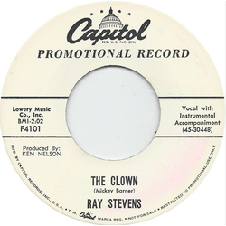 Ray Stevens The Clown Vinyl 7" USED