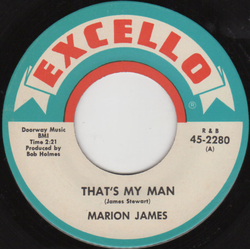 Marion James That's My Man / Give Me Your Love Vinyl 7" USED