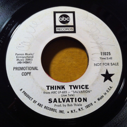 Salvation (7) Think Twice Vinyl 7" USED