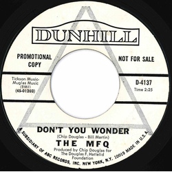 The Modern Folk Quartet Don't You Wonder Vinyl 7" USED
