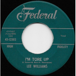 Lee Shot Williams I'm Tore Up / They Told A Lie Vinyl 7" USED
