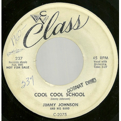 Jimmy Johnson And His Band (2) Lone Ranger Gonna Git Married / Cool Cool School Vinyl 7" USED