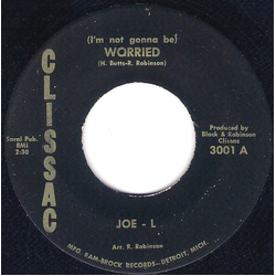 Joe L. (I'm Not Gonna Be) Worried / Please Mr. Foreman Vinyl 7" USED