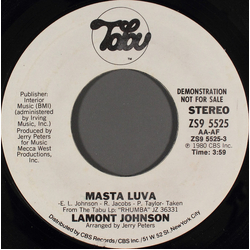 Lamont Johnson Masta Luva Vinyl 7" USED