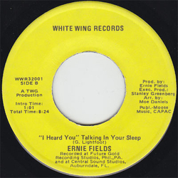 Ernie Fields I'll Be Loving You / "I Heard You" Talking In Your Sleep Vinyl 7" USED