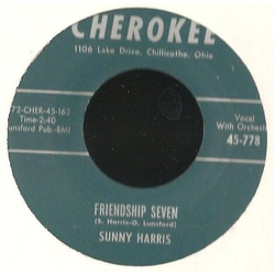 Sunny Harris Friendship Seven / Sad Sacks Vinyl 7" USED