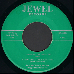Earl McCullah & The Happy Mountain Boys Abide In The Ship Vinyl 7" USED