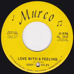 Eddie Giles Love With A Feeling / Baby Be Mine Vinyl 7" USED